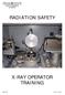 X-RAY OPERATOR TRAINING