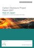 Carbon Disclosure Project Report 2007 Asia ex-japan
