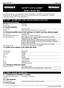 SAFETY DATA SHEET Bistro Rinse 780