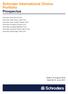 Schroder International Choice Portfolio Prospectus
