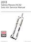 2013 Sektor/Recon/XC32 Solo Air Service Manual