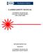 LASER SAFETY MANUAL UNIVERSITY OF KENTUCKY POLICIES AND PROCEDURES FOR LASER USERS REVISED EDITION 2012 ISSUED BY