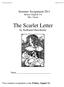 The Scarlet Letter by Nathaniel Hawthorne