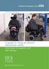 OCE. A guide to using an electric wheelchair safely. Information for patients and their families. www.noc.nhs.uk/oce. page 1
