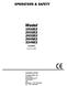 OPERATORS & SAFETY. Model 1932E2 2032E2 2632E2 2646E2 3246E2. June 25, 2004 CORPORATE OFFICE