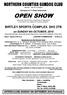 Chairman : Mrs. M. O. Jamieson. Schedule of 71 Class Unbenched OPEN SHOW