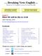 www.breaking News English.com Ready-to-Use English Lessons by Sean Banville