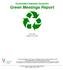 Convention Industry Council s Green Meetings Report