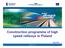 Construction programme of high speed railways in Poland July 2011