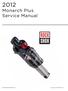 2012 Monarch Plus Service Manual
