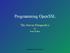 Programming OpenSSL. The Server Perspective. by Sean Walton. Copyright 2001 Sean Walton