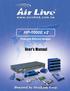 HP-1000E v2. User s Manual. Powerline Ethernet Adapter. HP1000E v2 User s Manual
