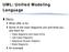UML: Unified Modeling Language