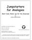 Jumpstarters for Analogies