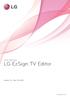 User Manual. LG EzSign TV Editor. Version 1.0 - Nov. 10, 2010. www.lge.co.kr
