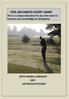 PGA ADVANCED SHORT GAME This is a unique education for you who want to Increase your knowledge on shortgame.