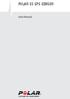 POLAR G5 GPS SENSOR. User Manual