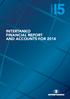 INTERTANKO FINANCIAL REPORT AND ACCOUNTS FOR 2014