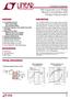 LT3494/LT3494A Micropower Low Noise Boost Converters with Output Disconnect FEATURES DESCRIPTION APPLICATIONS TYPICAL APPLICATION