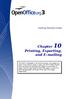Chapter 10 Printing, Exporting, and E-mailing