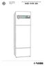 MOS GB 0643-1 NIBE VVM 300 511806 INSTALLATION AND MAINTENANCE INSTRUCTIONS NIBE VVM 300 LEK VVM 300 -2 +2 A B I II III A B I II I II A B