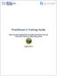 Practitioner s Training Guide. North Carolina Department of Health and Human Services Controlled Substance Reporting System