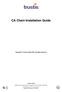 CA Chain Installation Guide