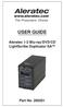 USER GUIDE. Aleratec 1:3 Blu-ray/DVD/CD LightScribe Duplicator SA. Part No. 260201