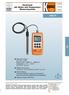 HND-R. Hand-held ph, Redox and Temperature Measuring Units