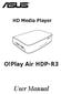 HD Media Player. O!Play Air HDP-R3. User Manual