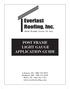 POST FRAME LIGHT GAUGE APPLICATION GUIDE