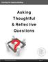 Asking Thoughtful & Reflective Questions