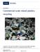 Commercial scale mixed plastics recycling