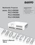 Multimedia Projector. Owner s Manual MODEL PLC-XW200 PLC-XW250 PLC-XW200K PLC-XW250K. Network Supported