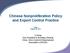 Chinese Nonproliferation Policy and Export Control Practice Taibei August 28, 2013