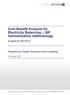 Cost Benefit Analysis for Electricity Balancing ISP harmonisation methodology