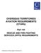 OVERSEAS TERRITORIES AVIATION REQUIREMENTS (OTARs)