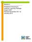 Module 2 Peripheral Intravenous Insertion Learning Package August 2007 Revised November 2011 & January 2013