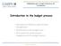 Introduction to the budget process