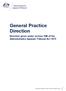 General Practice Direction Direction given under section 18B of the Administrative Appeals Tribunal Act 1975