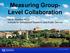 Measuring Group- Level Collaboration. Teri A. Garstka, Ph.D. Institute for Educational Research and Public Service