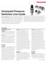 Honeywell Pressure Switches Line Guide