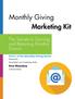 Monthly Giving Marketing Kit