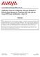 Application Notes for Configuring Alternate Methods of Domain Based Routing for Outbound SIP Calls with the Avaya SIP Trunk Architecture Issue 1.