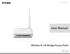 Version 2.0 12/09/2013. User Manual. Wireless N 150 Bridge/Access Point DAP-1160