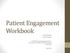 Patient Engagement Workbook