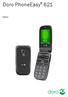 Doro PhoneEasy 621. English