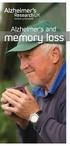 Alzheimer s and. memory loss