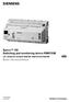 Synco 700 Switching and monitoring device RMS705B