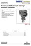 Rosemount 2088 Absolute and Gage Pressure Transmitter